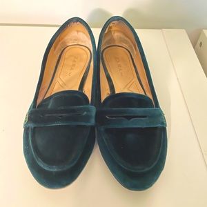 Zara Velvet Loafers SZ US 8.5/ EU 39
